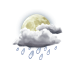 Lluvia, Noche