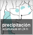 Precipitaciones acumuladas en 24 horas