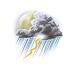 Tormenta, Noche